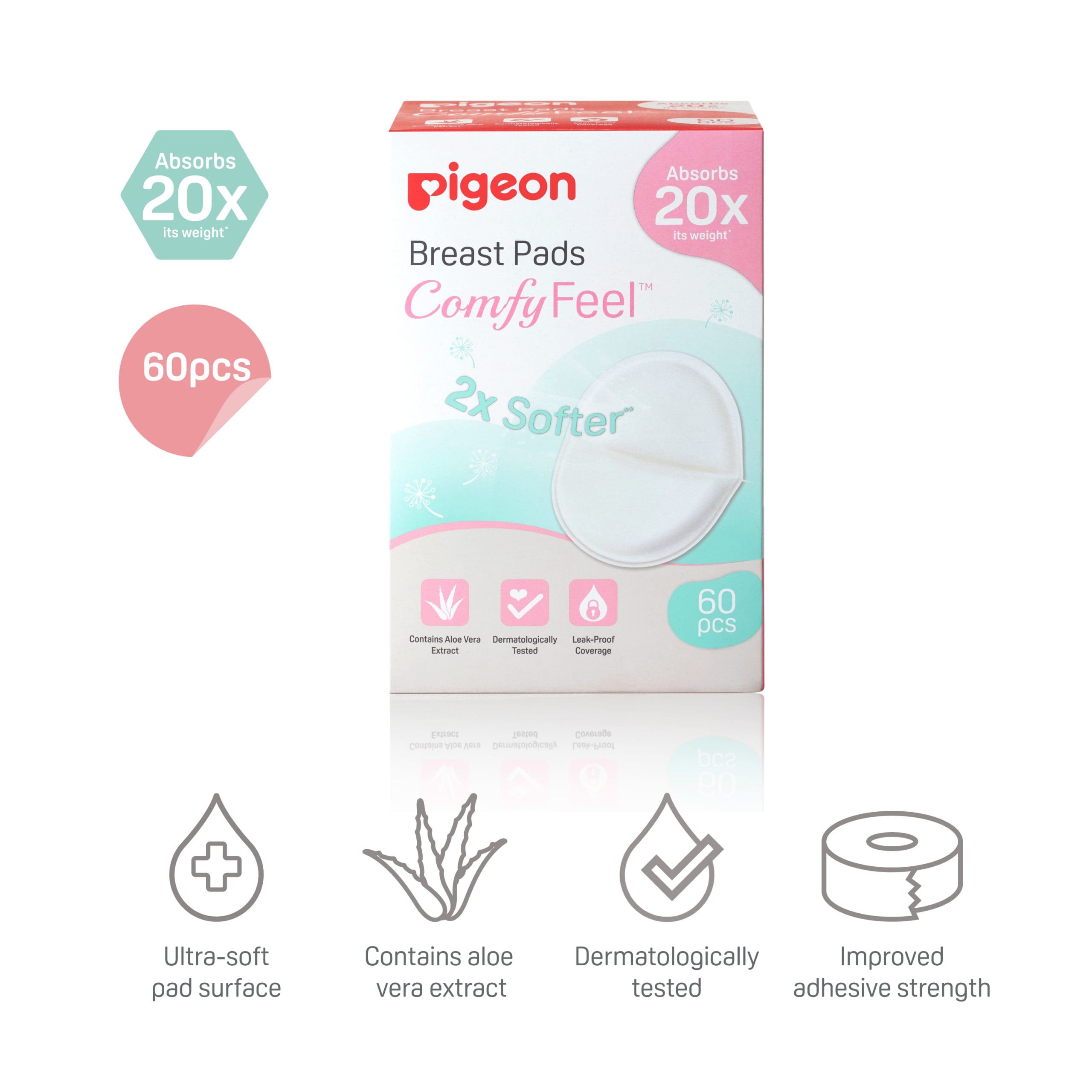 Pigeon ComfyFeel™ Breast Pads 60pcs