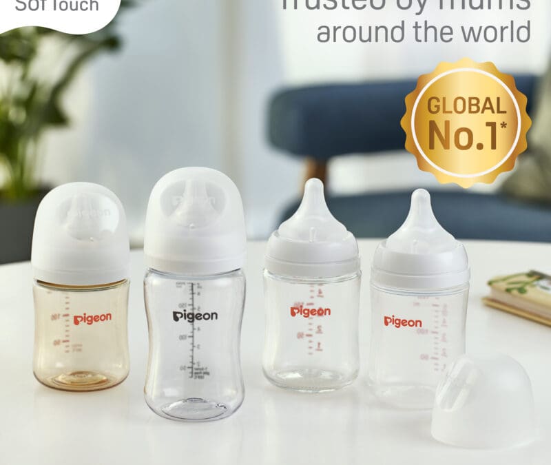 New SofTouch™ Nursing Bottles Pigeon