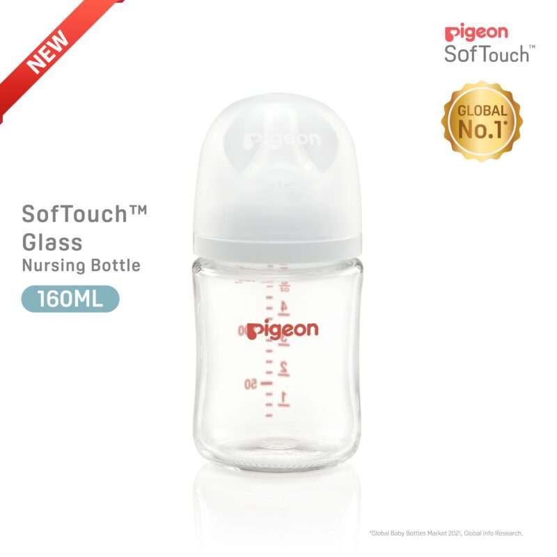 Pigeon Glass Breast Milk Feeling Bottle 160 → JPocket