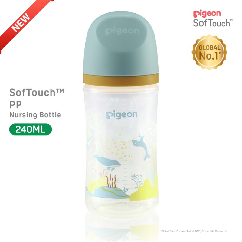 Pigeon SofTouch™ PP Design Nursing Bottle Dolphin