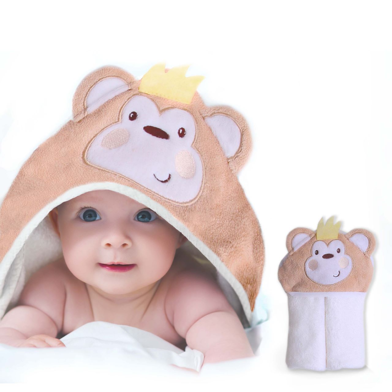 MC Baby Hooded Towel Animal - Free with min. $120 nett spent. (Type: Free  Product) - Pigeon