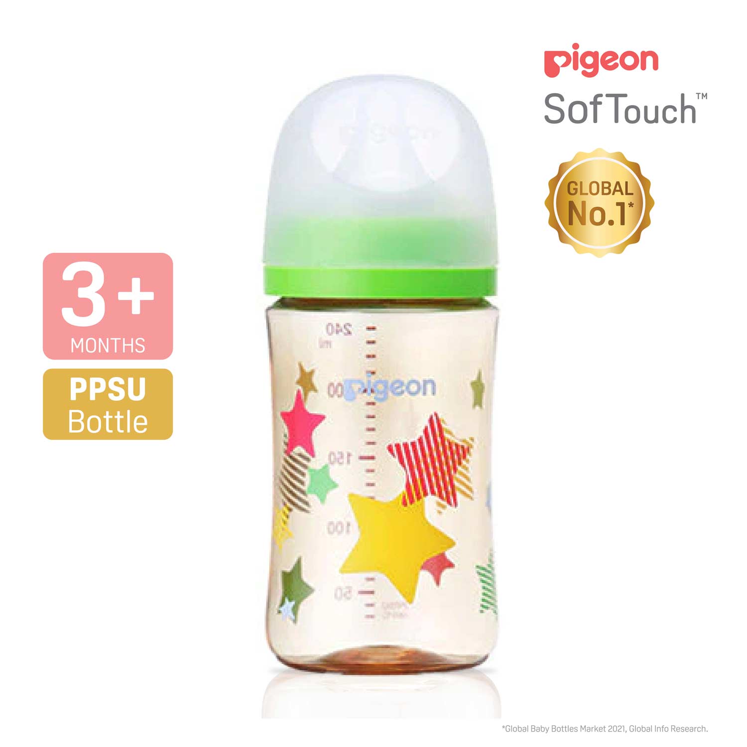 Pigeon Breastfeeding PPSU Milk Bottle NEW